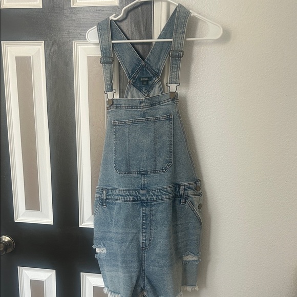 Wild Fable Blue Denim Romper - Picture 2 of 4